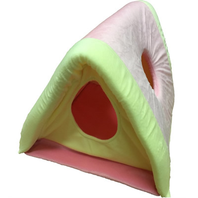 Pink Tunnel Heated Pet Bed